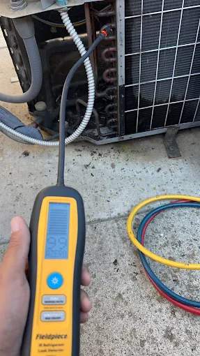 AC refrigerant leak detection Turlock CA