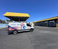 HVAC Penguin service van serving Turlock CA and Central Valley
