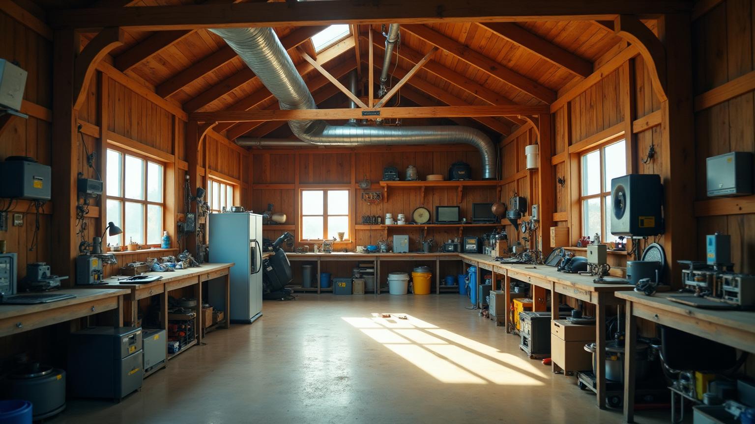 Climate-controlled farm workshop in Newman with professional HVAC installation
